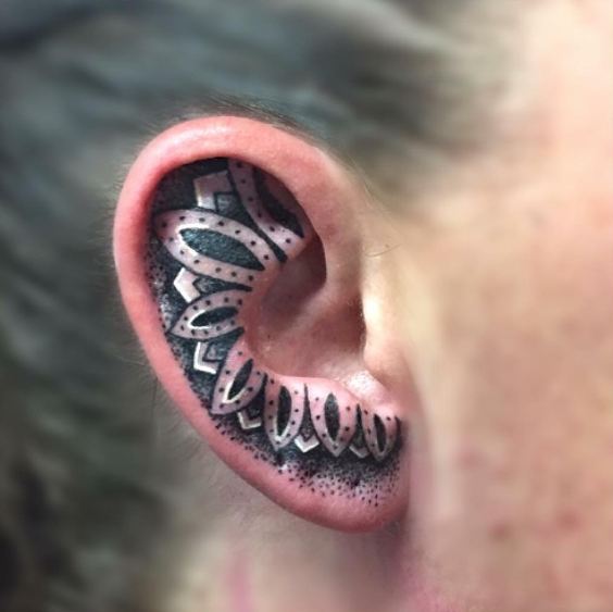Ear Tattoos Images