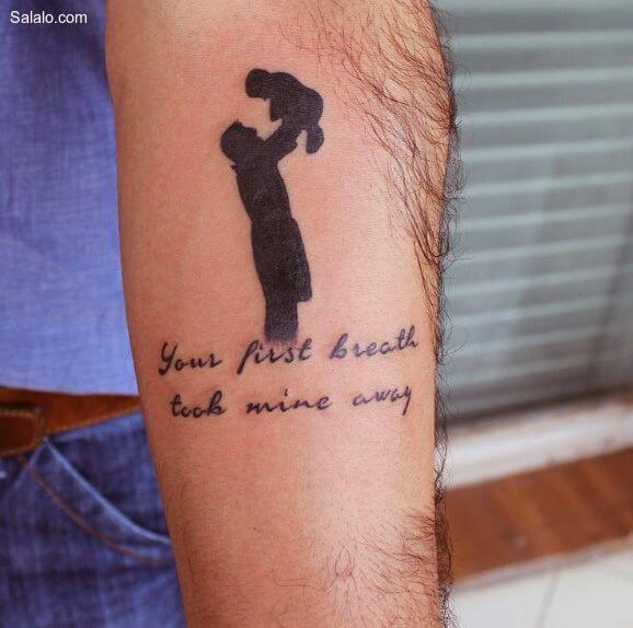 150+ Cool Father Son Tattoos Ideas (2023) Symbols, Quotes & Baby Designs  for Dads