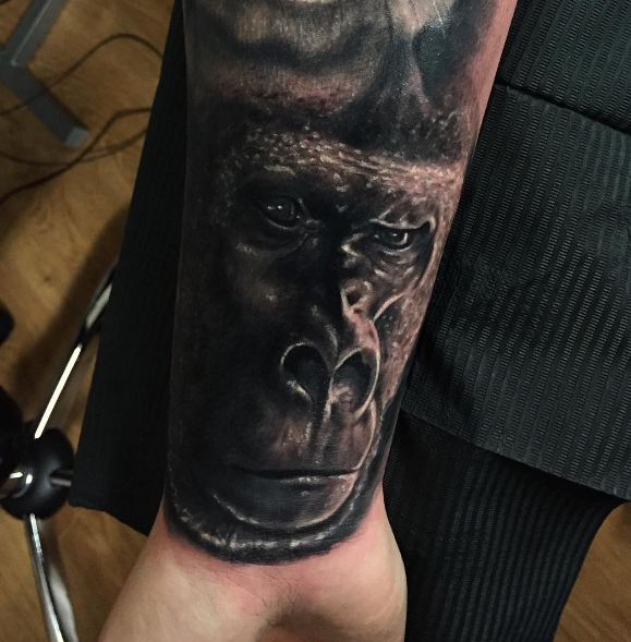 Gorilla Wildlife Tattoos
