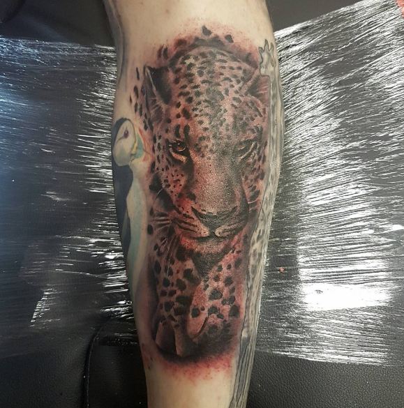 Leopard Wildlife Tattoos