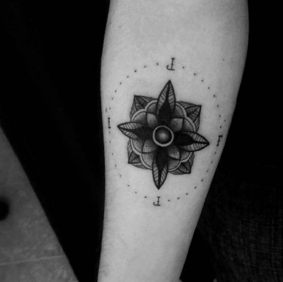 Mandala Compass Tattoos