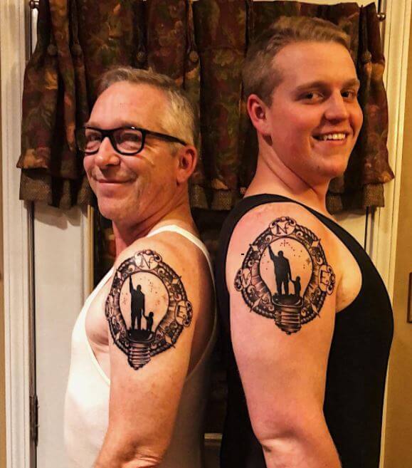 Matching Father Son Tattoos