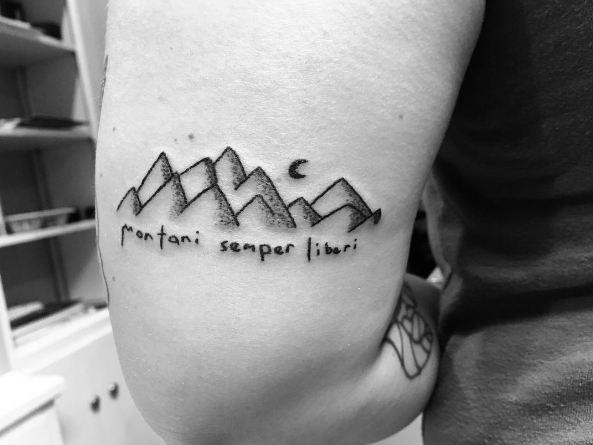 Mountain Elbow Tattoos