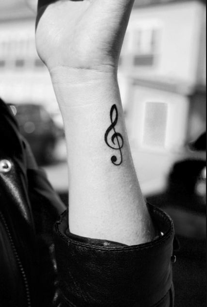 Musical Wrist Tattoos