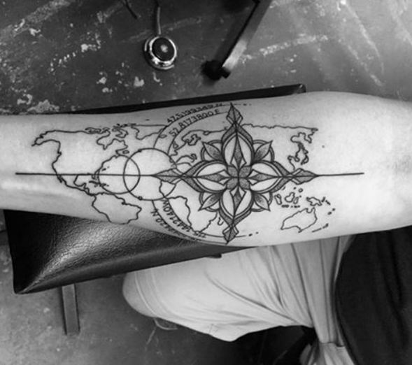 Outstanding Compass Tattoos