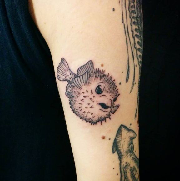 Puffer Fish Wildlife Tattoos