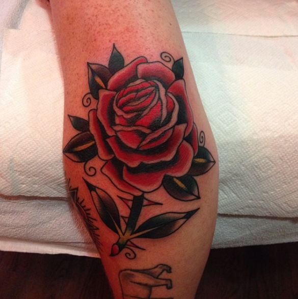 Rose Elbow Tattoos