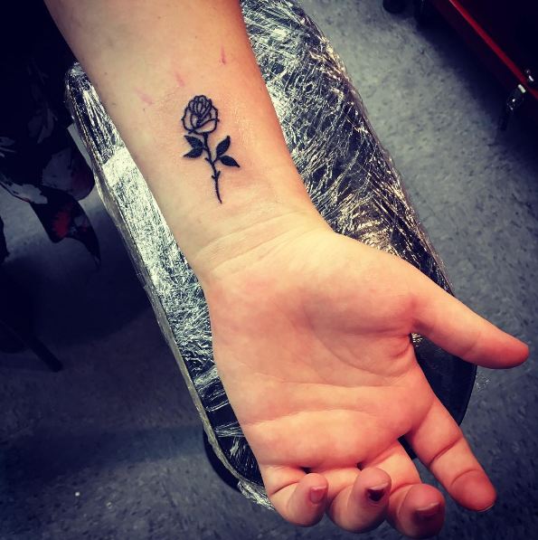 Rose Wrist Tattoos
