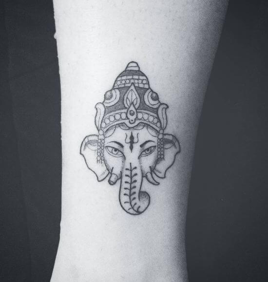 Small Ganesha Tattoos