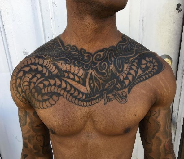 50 Best Chest Tattoos For Men 2022 Tribal Pieces Designs With Meanings   Tribal Chest Tattoos 