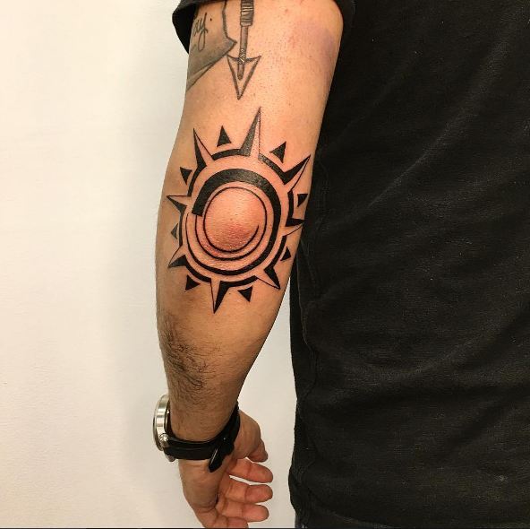 50+ Traditional Elbow Tattoos For Men (2023) - Tribal Designs