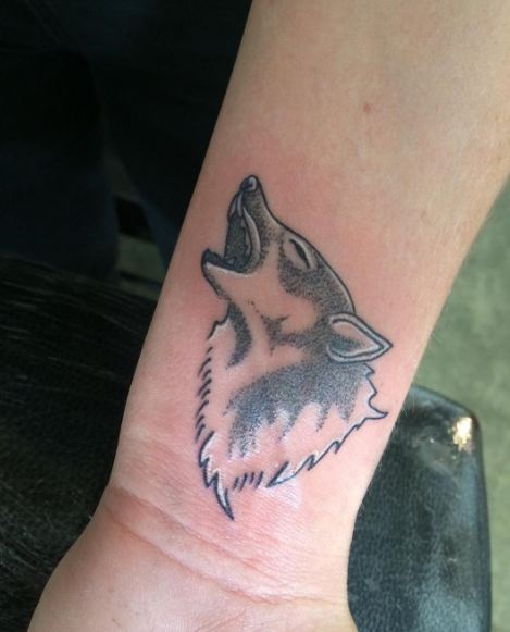 Wolf Wrist Tattoos