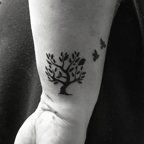 Wrist Tree Tattoos