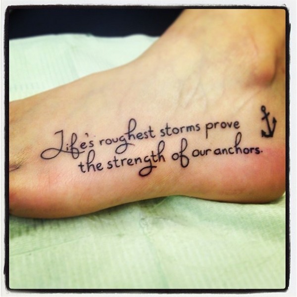 Deep Meaning Quotes Tattoo