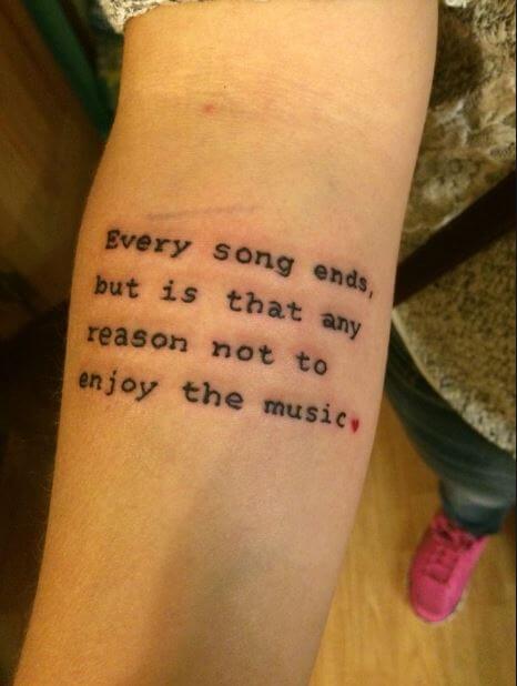 Motivational Quotes Tattoos For Men