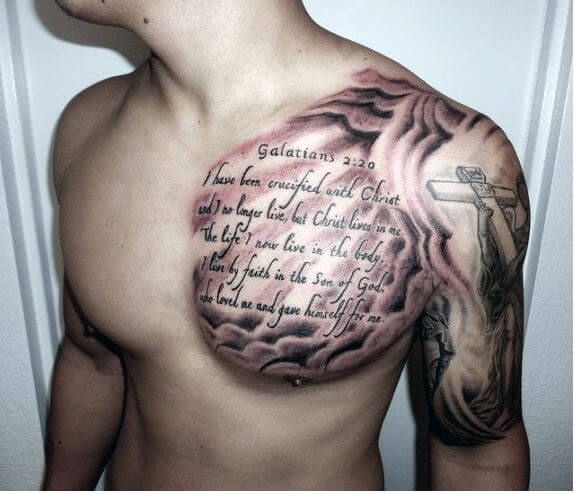 Quotes Tattoos Ideas Boys For Chest