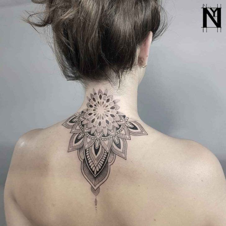 Back Of Neck Tattoos For Women (174)