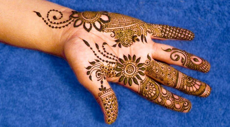 100 Latest Mehndi Designs For Hands Simple Easy 22