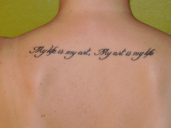 Cosey Quote Tattoo