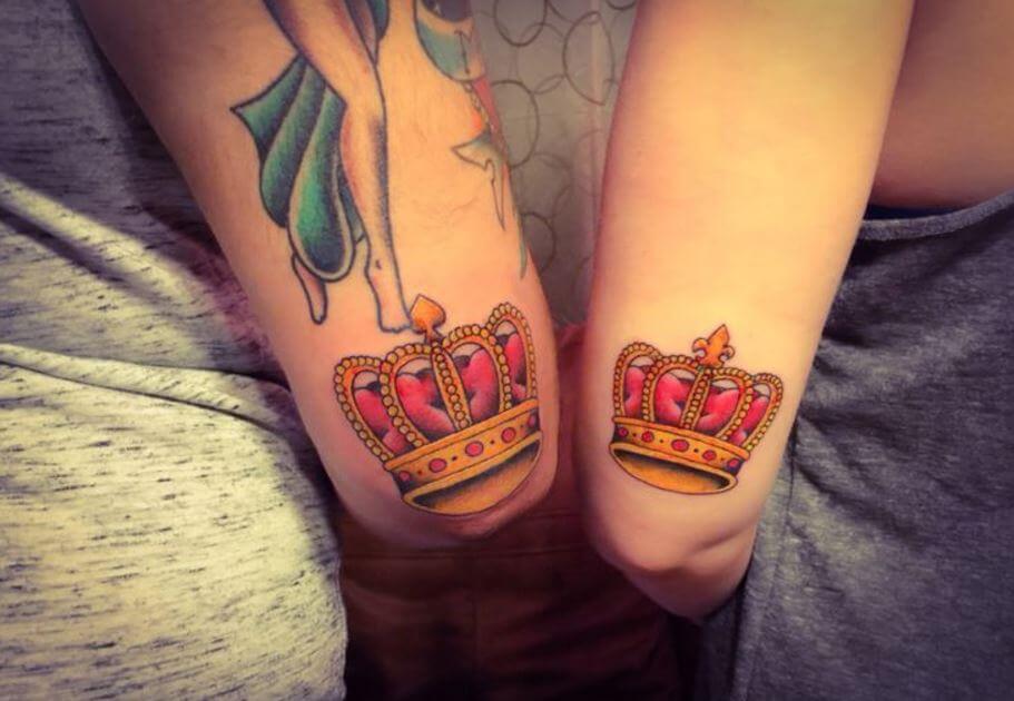 Crown Tattoo Elbow