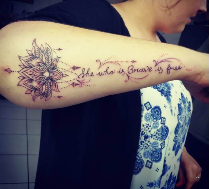 Lotus Flower Mandala Tattoos
