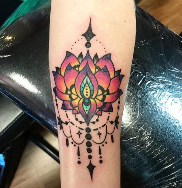 Lotus Flower Tattoo Sleeve