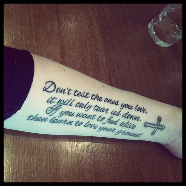 Nice Tattoos Design Quotes