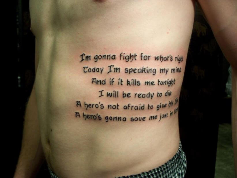 Tattoo Quotes for Men  Ideas and Designs for Guys