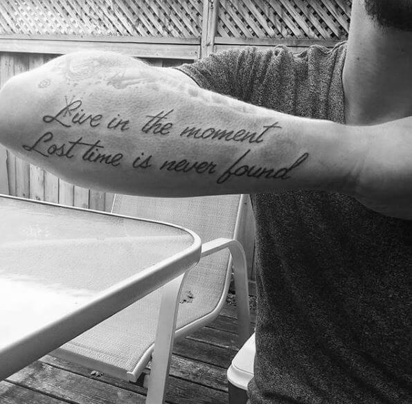 Quote Tattoos On Forearm Pics