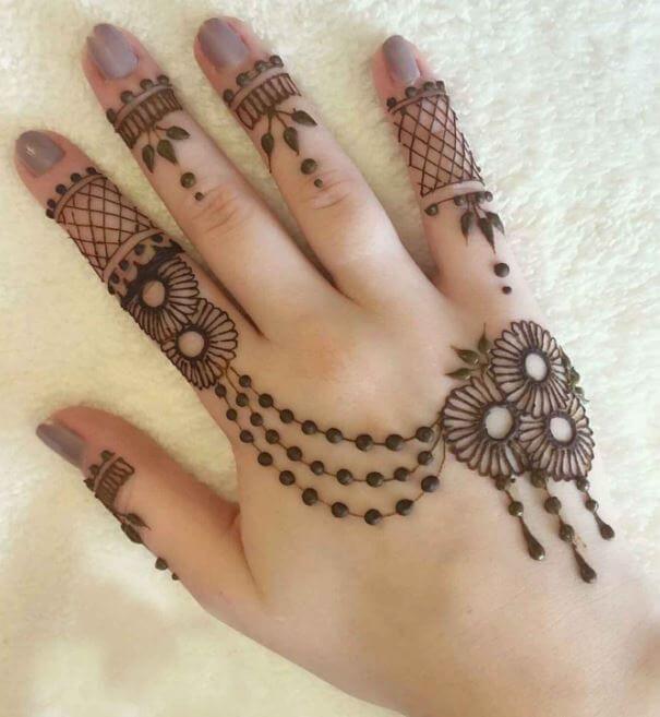 100 Latest Mehndi Designs For Hands Simple Easy 22