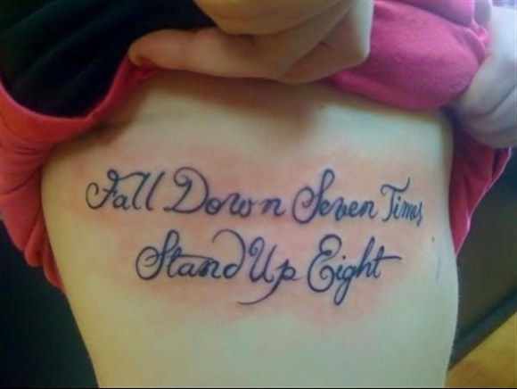 Tattoo Quotes Fall Down Seven Times Stand Up Eight