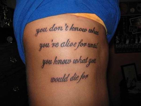 Wonderful Tattoo Quotes