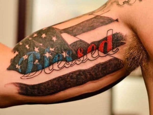 1160916 American Flag Tattoos