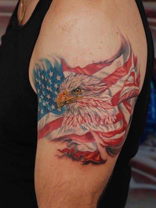 19160916 American Flag Tattoos