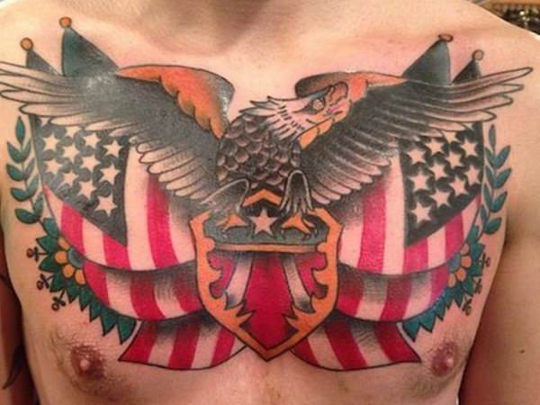 20160916 American Flag Tattoos