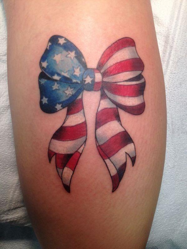 23160916 American Flag Tattoos
