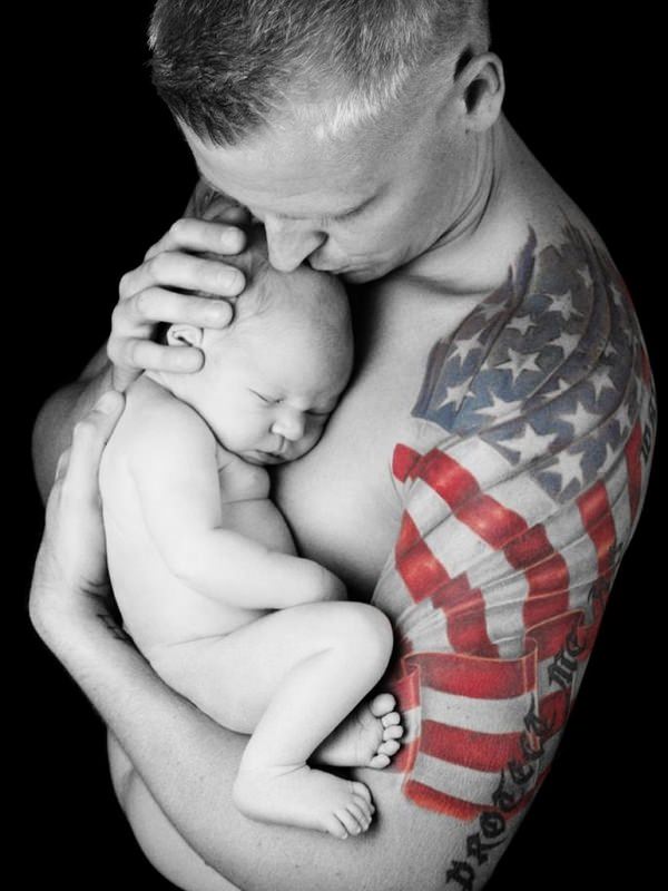 25160916 American Flag Tattoos