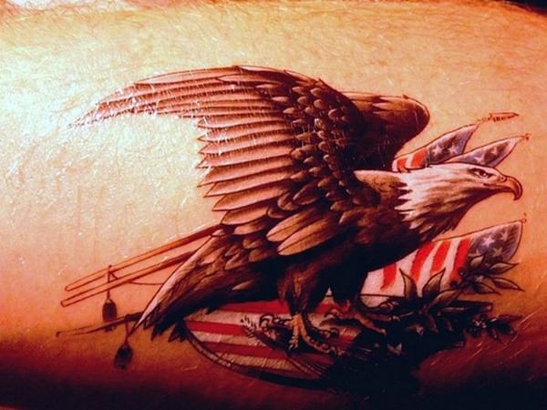 3160916 American Flag Tattoos