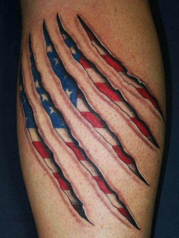 5160916 American Flag Tattoos