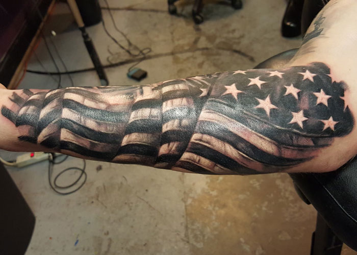 American Flag Patriotic Tattoos