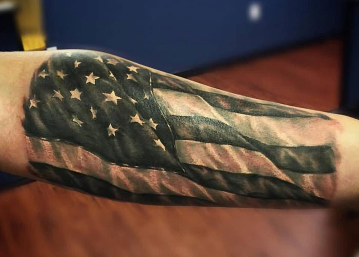 American Flag Tattoo (1)