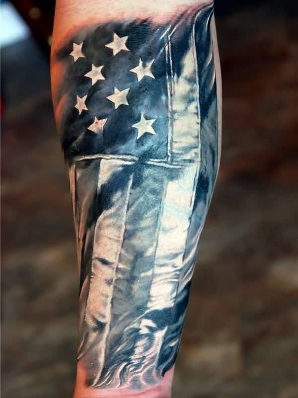 American Flag Tattoos for Men