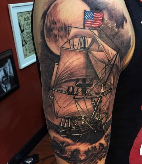 Awesome American Tattoo Designs For Men