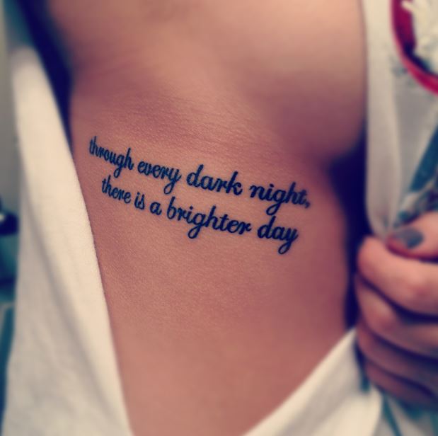 Cute And Lovely Quotes Tattoos Ideas For Girls