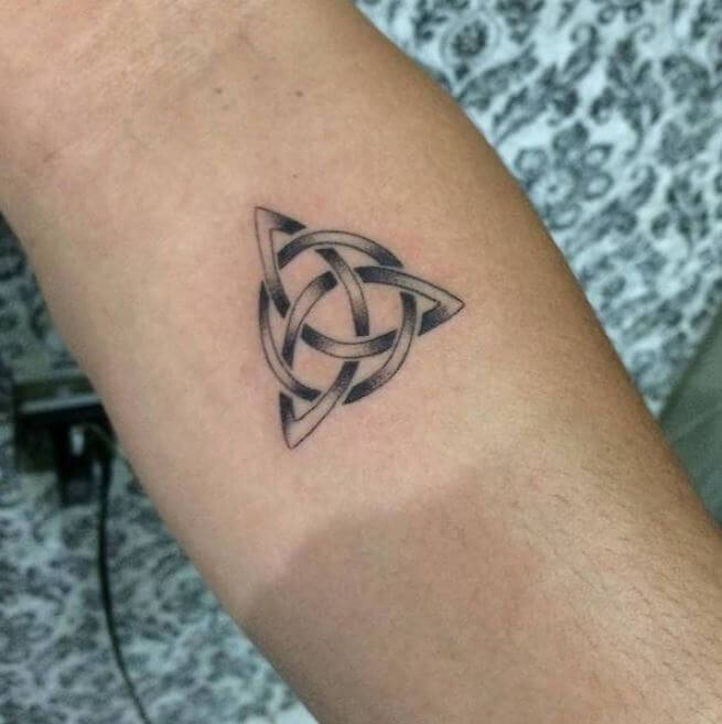 Small Celtic Hand Tattoo For Men
