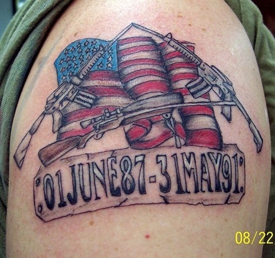 American Flag Tattoo 14