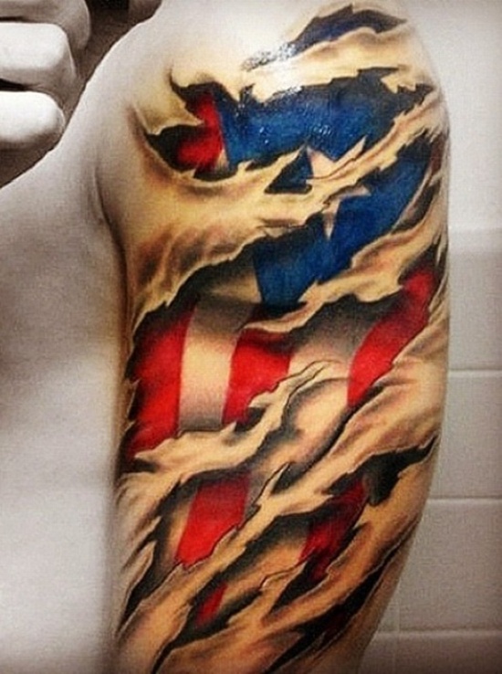 American Flag Tattoo 17
