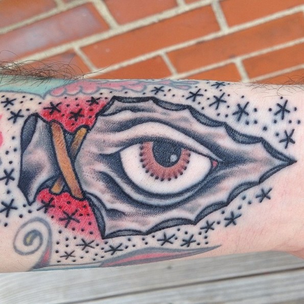 Arrowhead Eye Tattoo