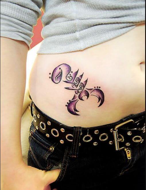 Girl Scorpion Tattoos