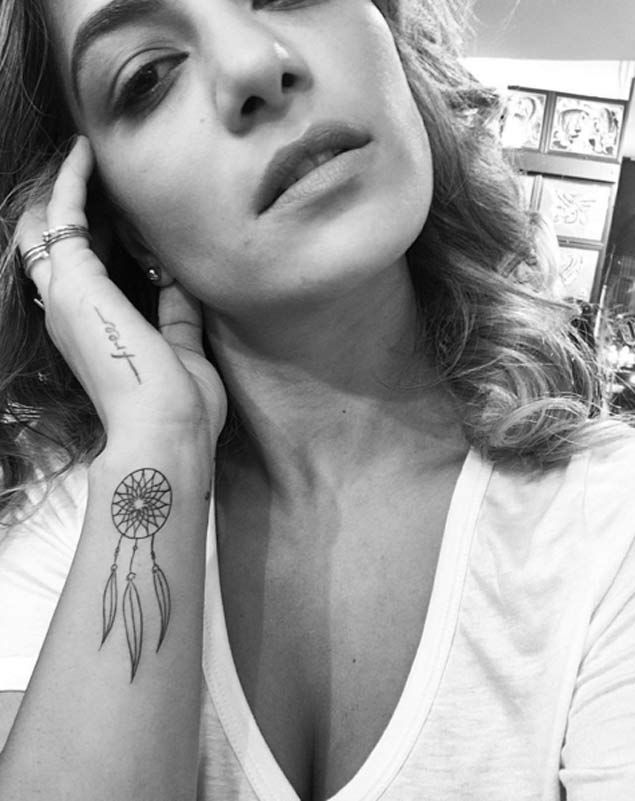 Girly Dreamcatcher Tattoo (9)